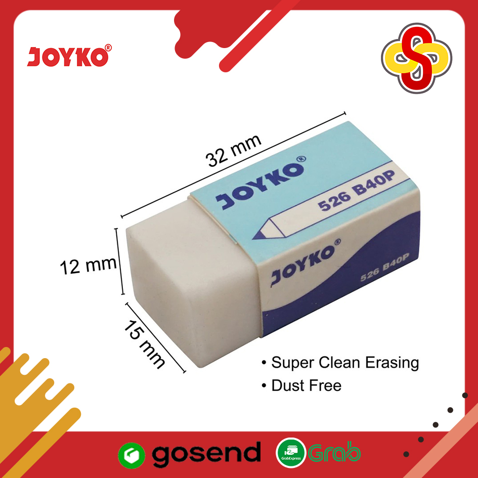 Penghapus Joyko 526-B40 PUTIH